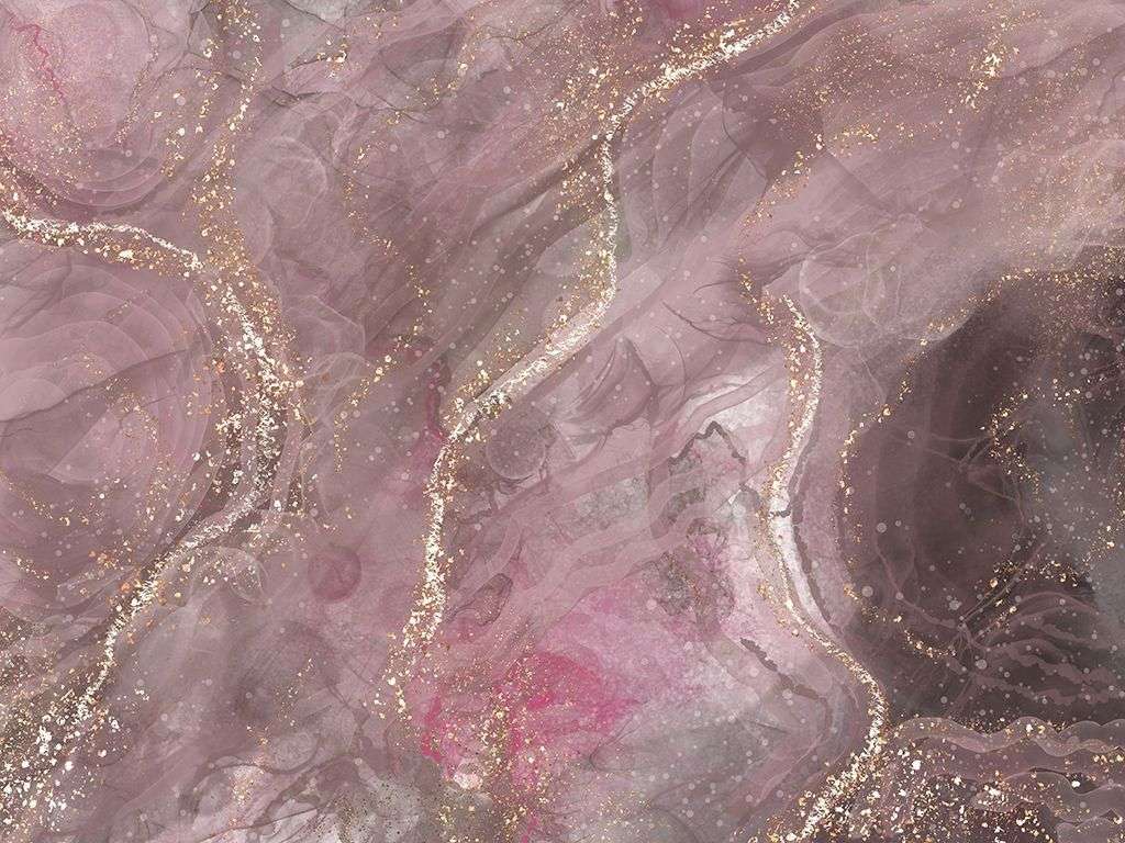 Фотообои в интерьере розовый срез мрамора  9-1422 фото