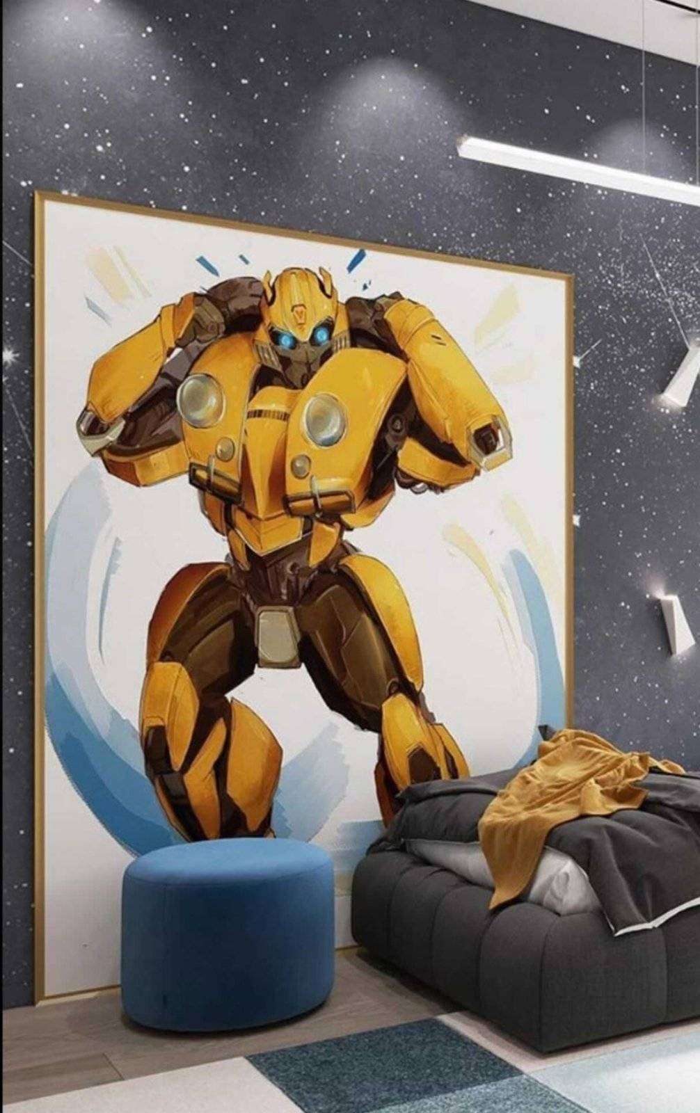 Фотообои Бесшовные обои на стену:  Бамблби. Артикул: 12-1160  