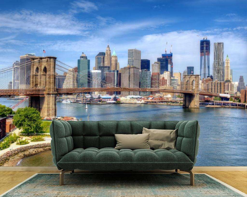 Фотообои Мост солнечного Нью Йорка  9-806