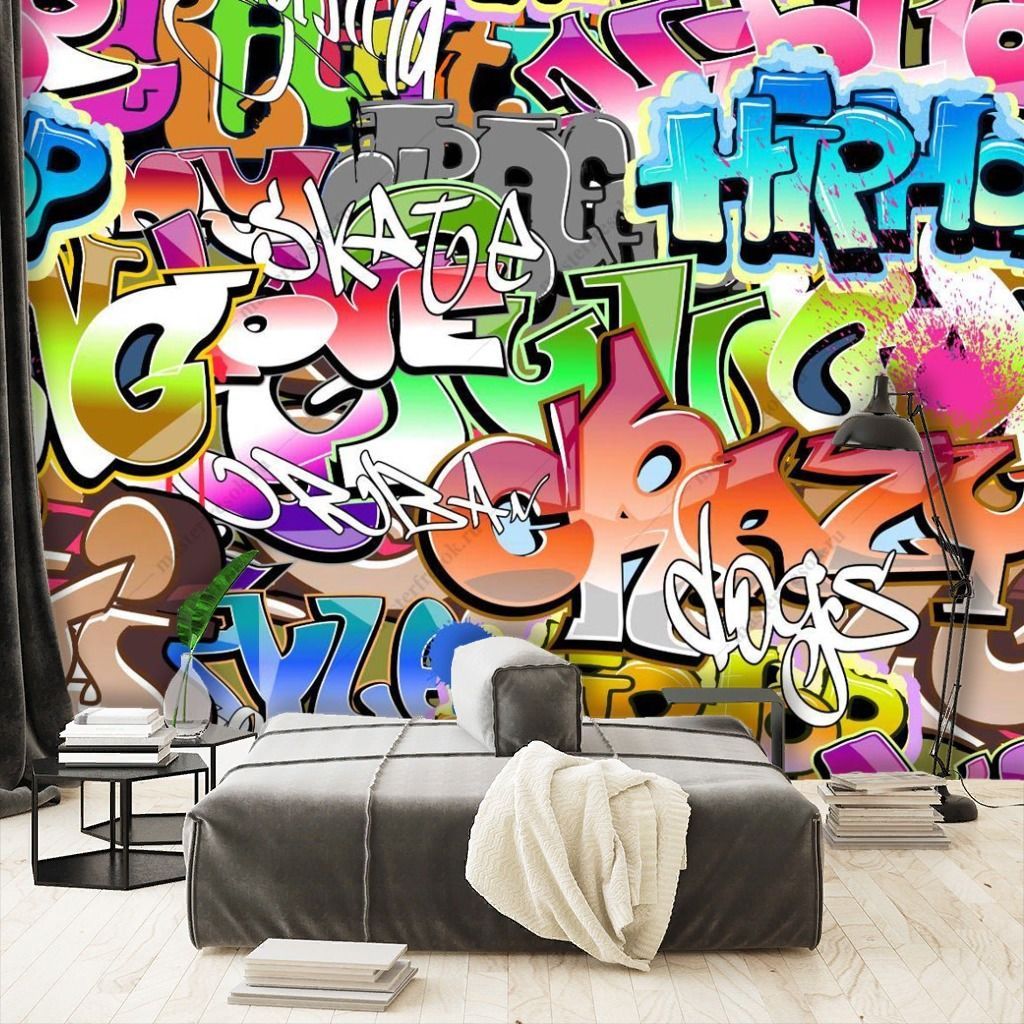 Фотообои Настенное граффити  12-1285