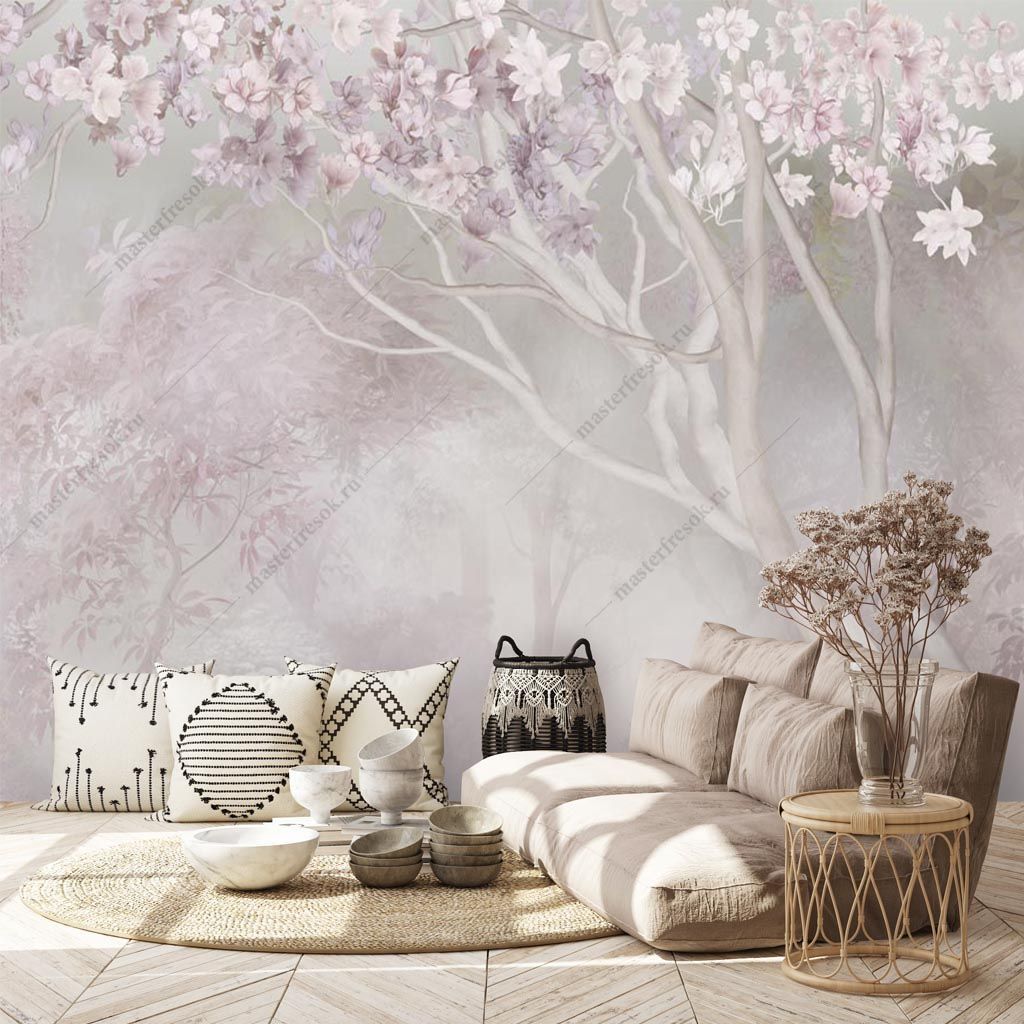 Фотообои Цветущий сказочный сад  13-446