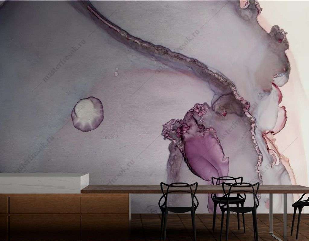 Фотообои в интерьере розовый мраморный фон  9-1561 фото
