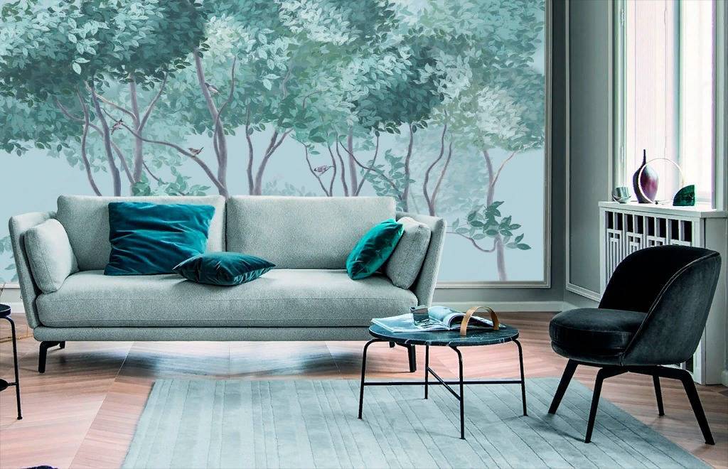 Фотообои Деревья зеленые  13-234