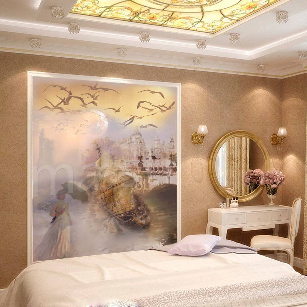 Фотообои Дама на набережной  2-071