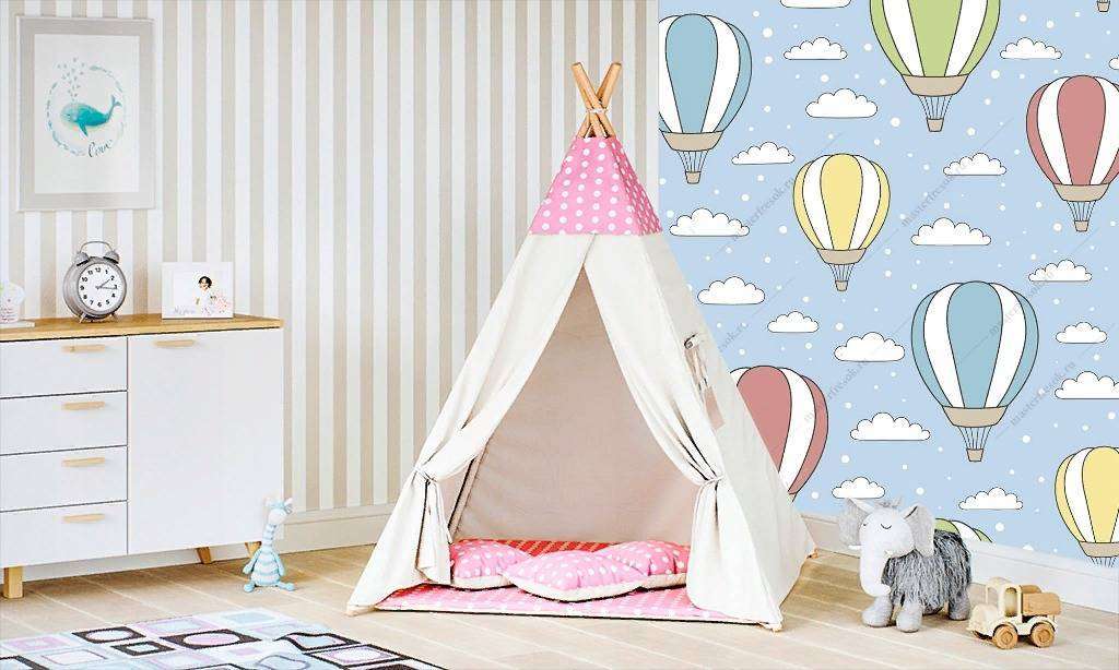 Фотообои в интерьере шарики  12-856 фото