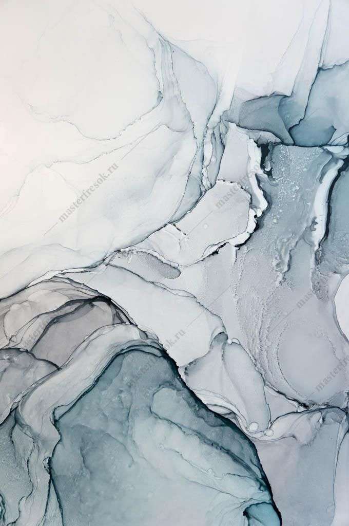 Фотообои в интерьере флюид арт нежный фон  9-1047 фото