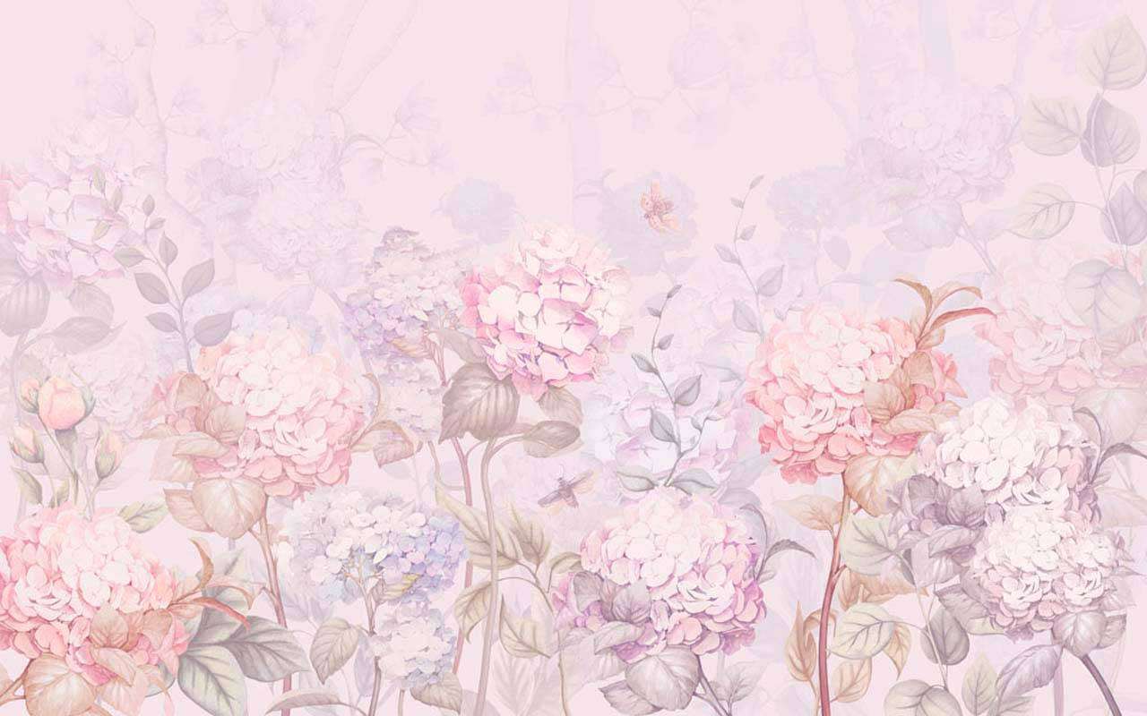 Фотообои в интерьере розовые мечты  13-111 фото