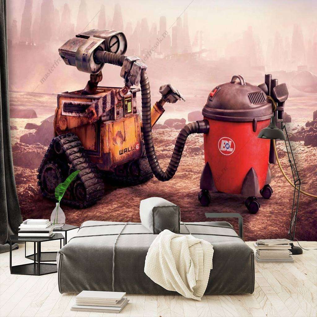Фотообои в интерьере валли и пылесос  12-1103 фото
