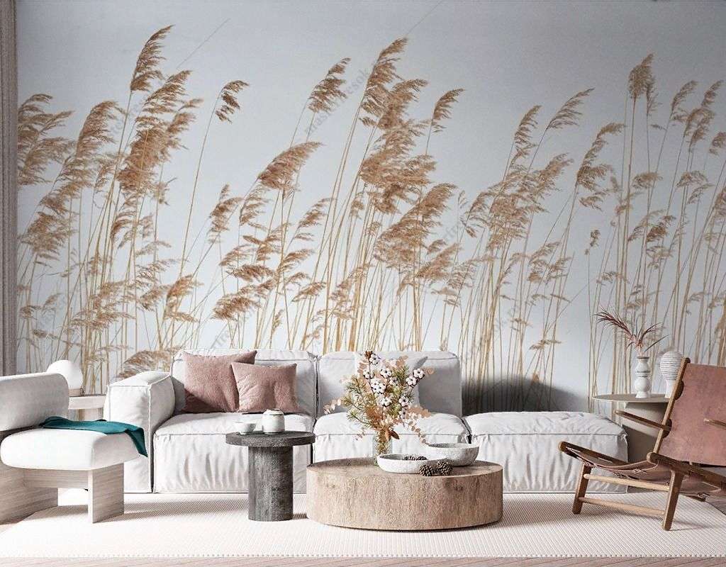 Фотообои в интерьере колосья  9-1786 фото