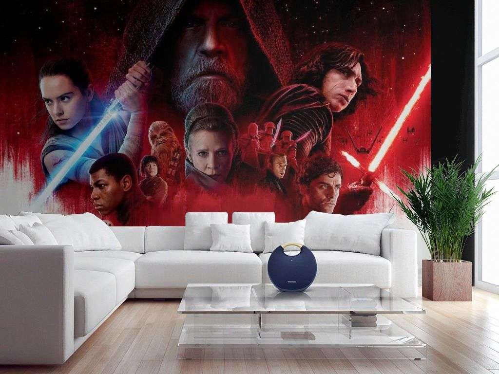 Фотообои в интерьере звёздные войны: последние джедаи  12-1226 фото