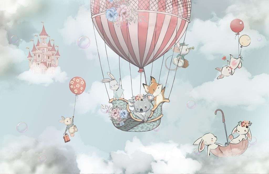 Фотообои в интерьере воздушный замок  14-599 фото