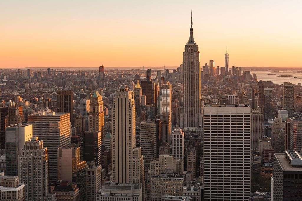 Фотообои в интерьере манхэттен эмпайр стейт билдинг  9-1190 фото