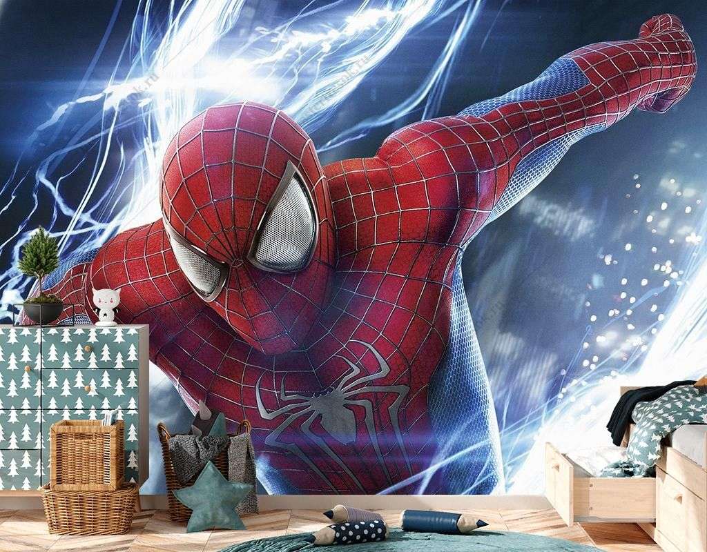 Фотообои в интерьере человек-паук  14-434 фото