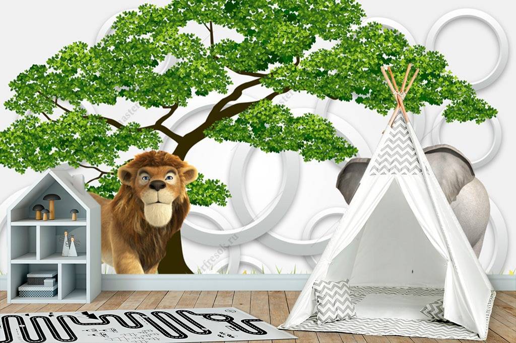 Фотообои Животные мадагаскара  12-952