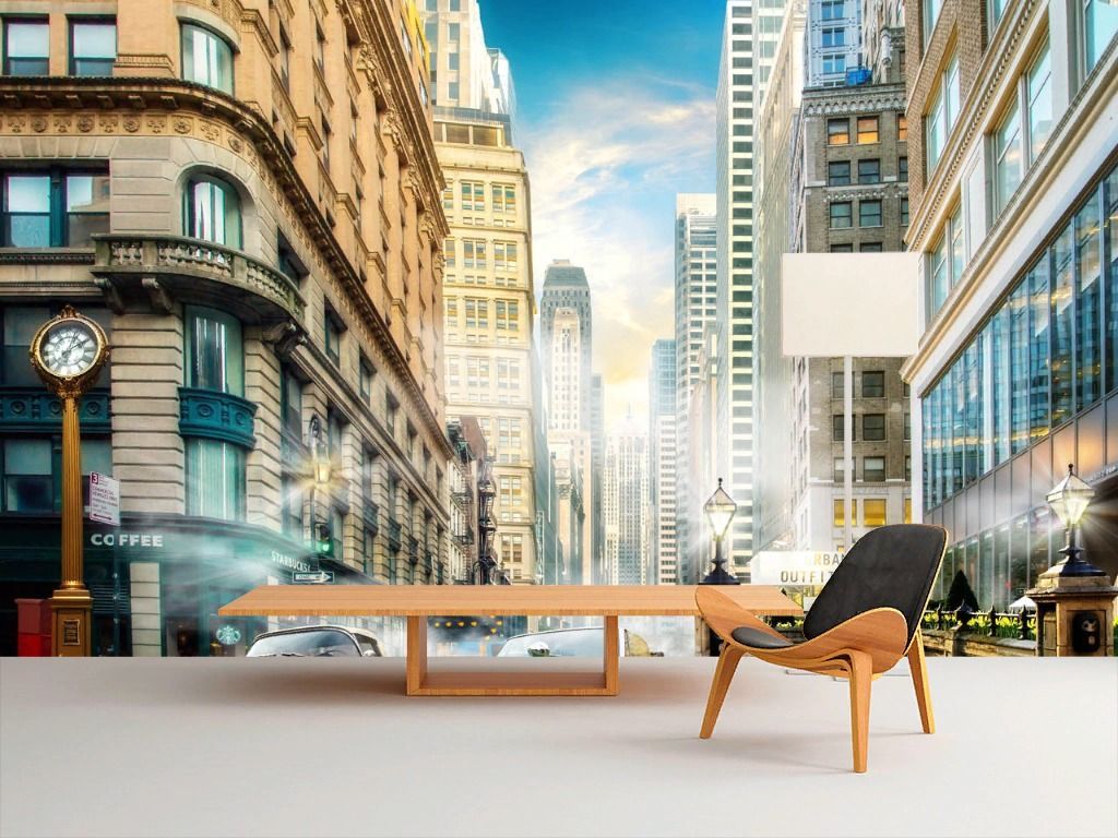 Фотообои Автомобили в городе  19-0107