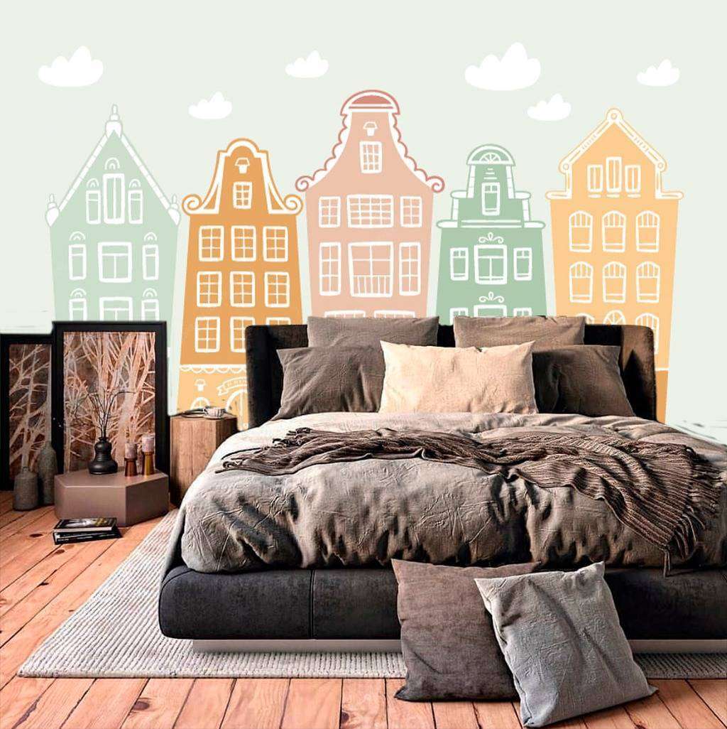 Фотообои в интерьере детский городок  12-615 фото