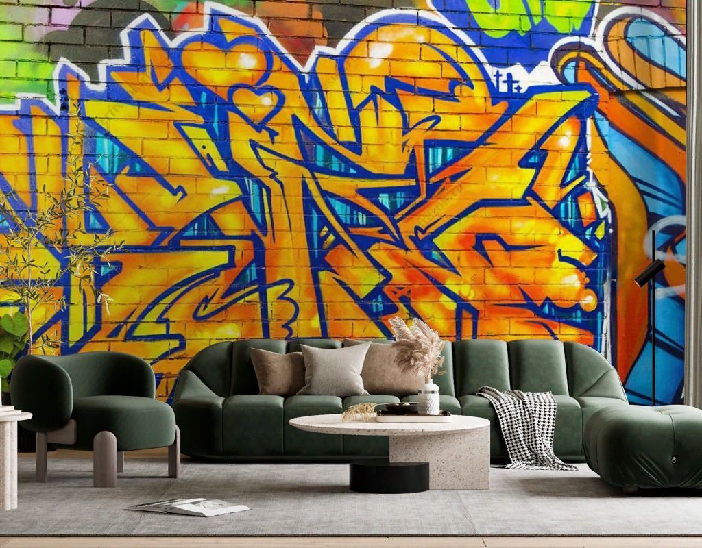 Фотообои Арт граффити на стене  12-1575