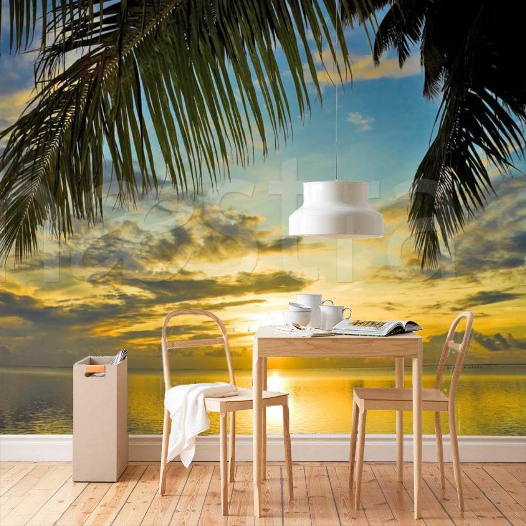 Фотообои Пальмы с видом на море  3-080