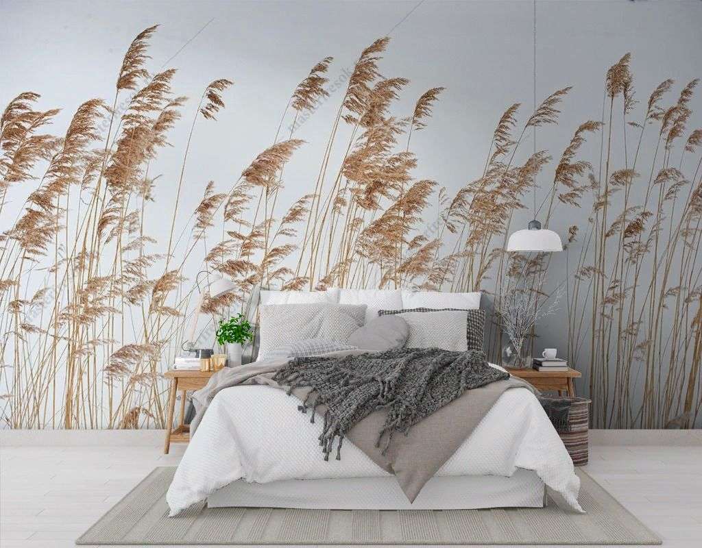 Фотообои в интерьере колосья  9-1786 фото