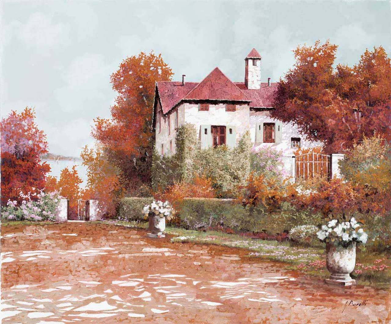 Фотообои в интерьере улица провинции  8-121 фото