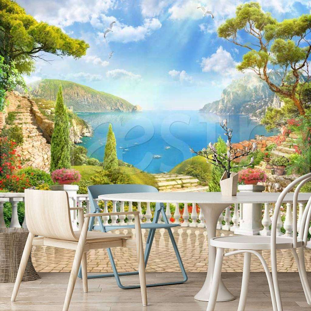 Фотообои в интерьере солнечный день  11-192 фото