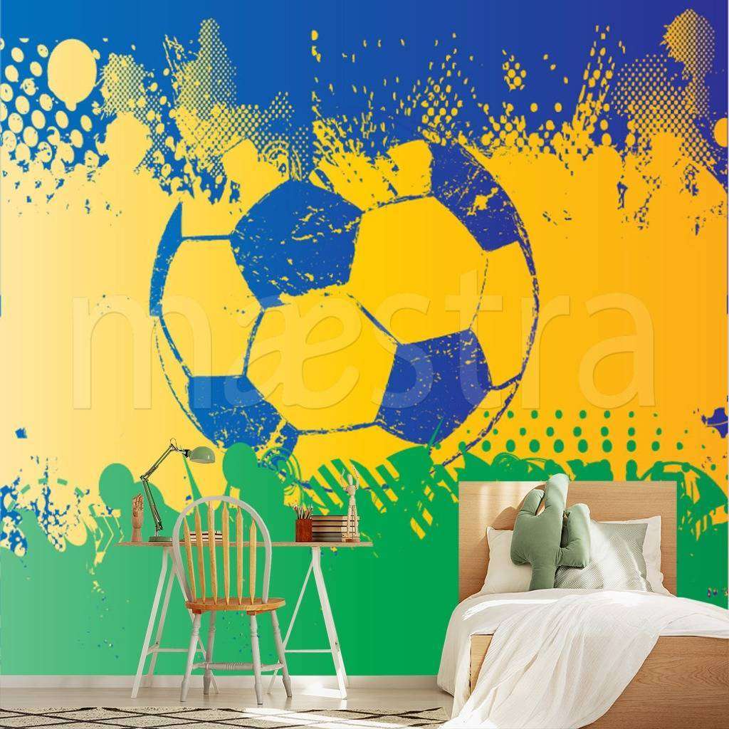 Фотообои в интерьере картинка мяча  12-542 фото