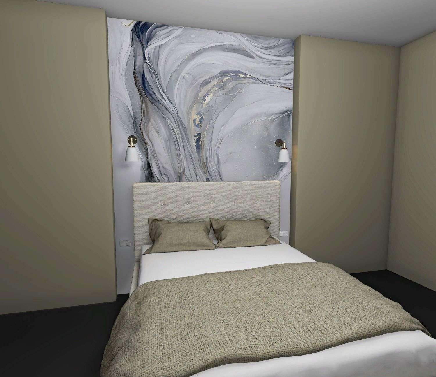 Фотообои в интерьере fluid art 4  9-1940 фото