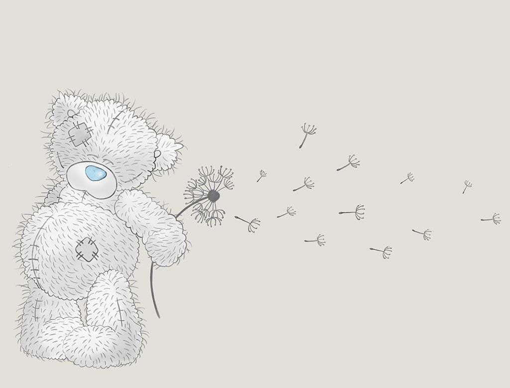 Фотообои в интерьере мишка тедди  14-554 фото