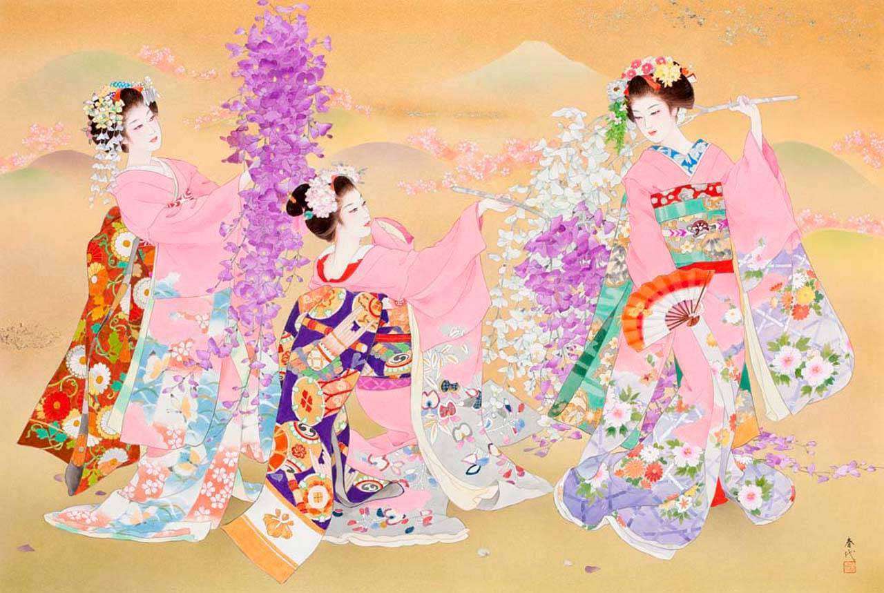 Фотообои в интерьере восточные девушки  8-154 фото