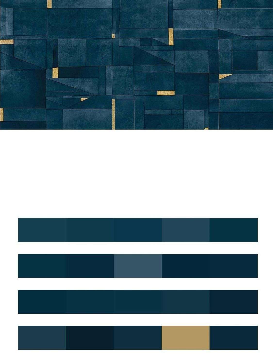 Ярко синий геометрический фон  9-1387