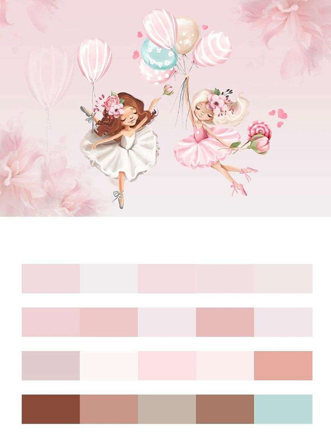 Балерины с шарами  14-422