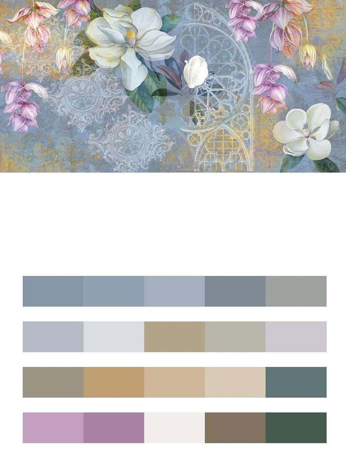 Живописные цветы  9-1472