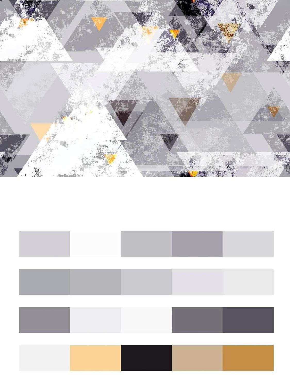 Серебряные треугольники фон  10-945