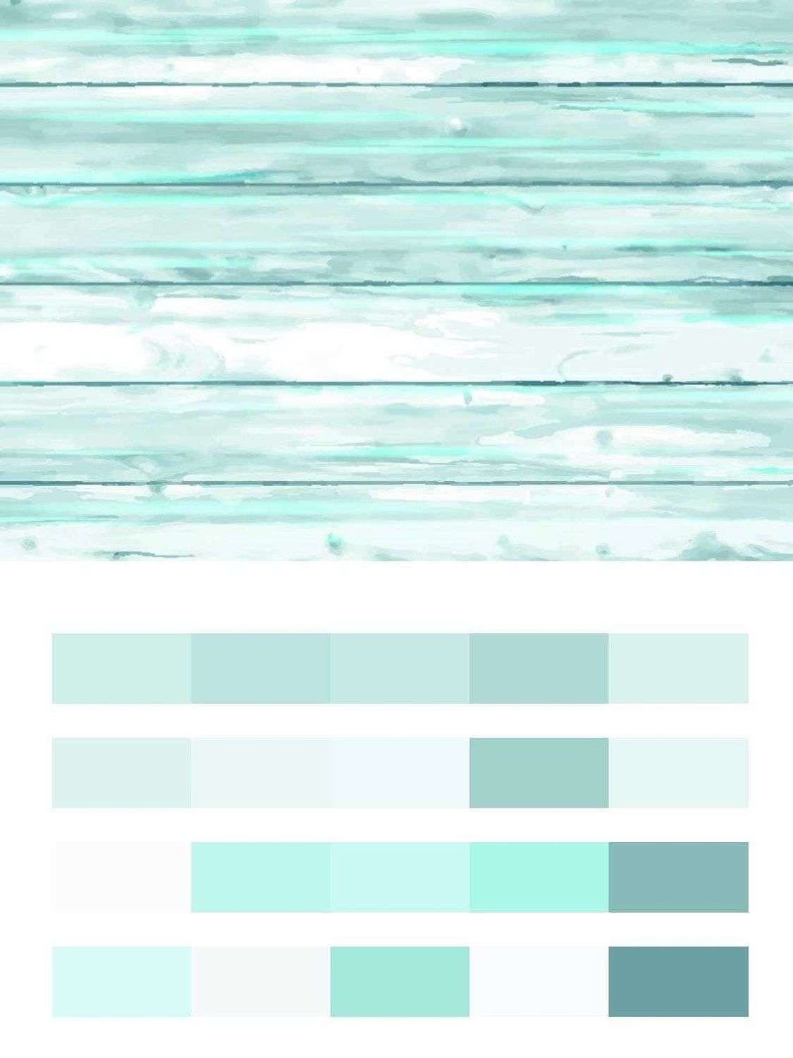 Мятный принт  9-1370