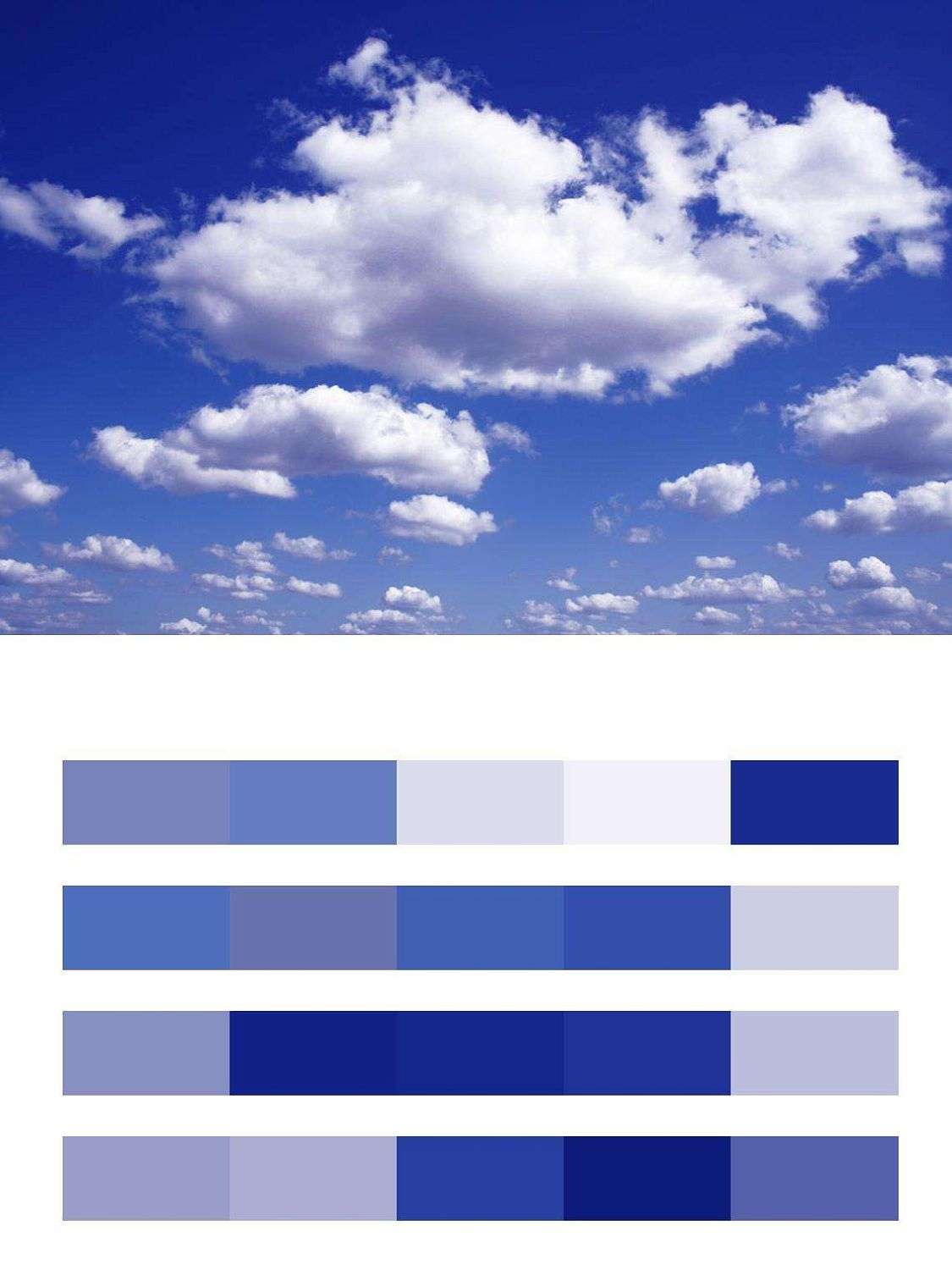 Облака на темно синем фоне  9-324