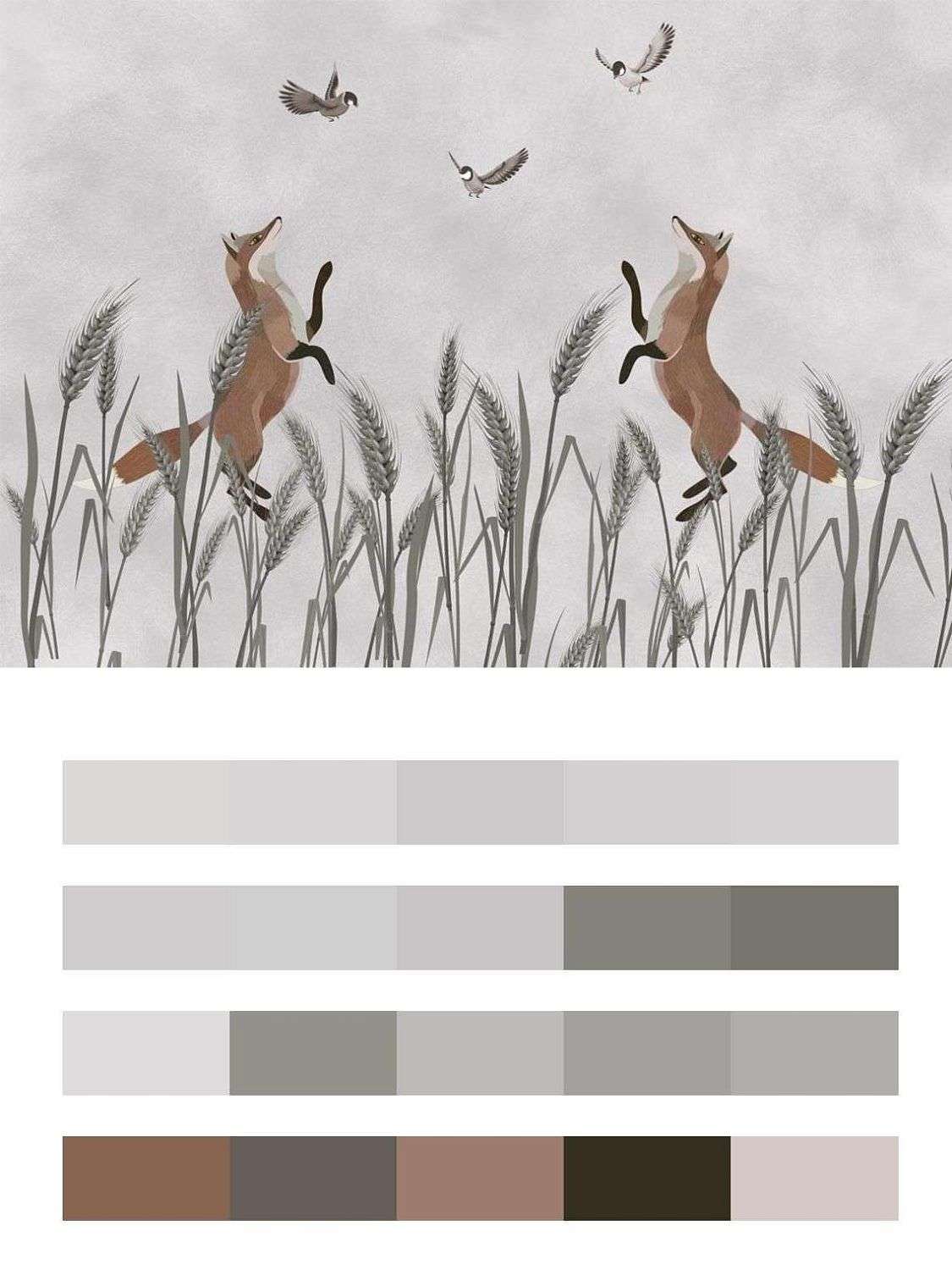 Лисички в поле  12-1510