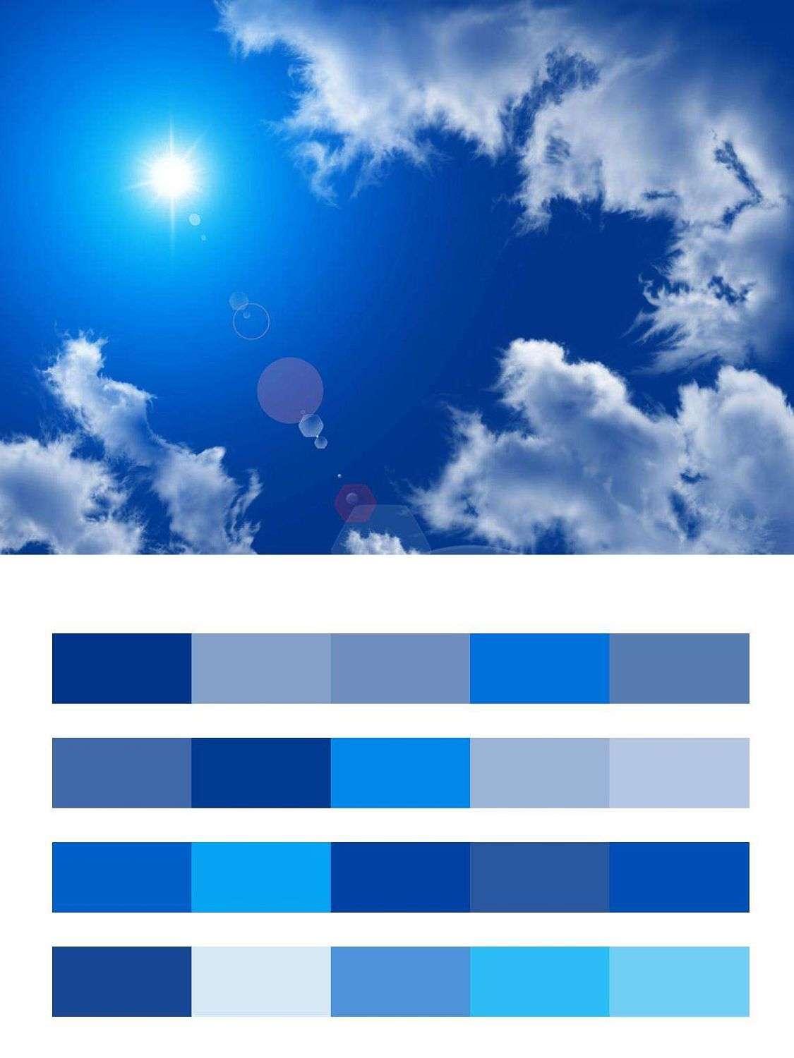 Пространство синего небо  9-333