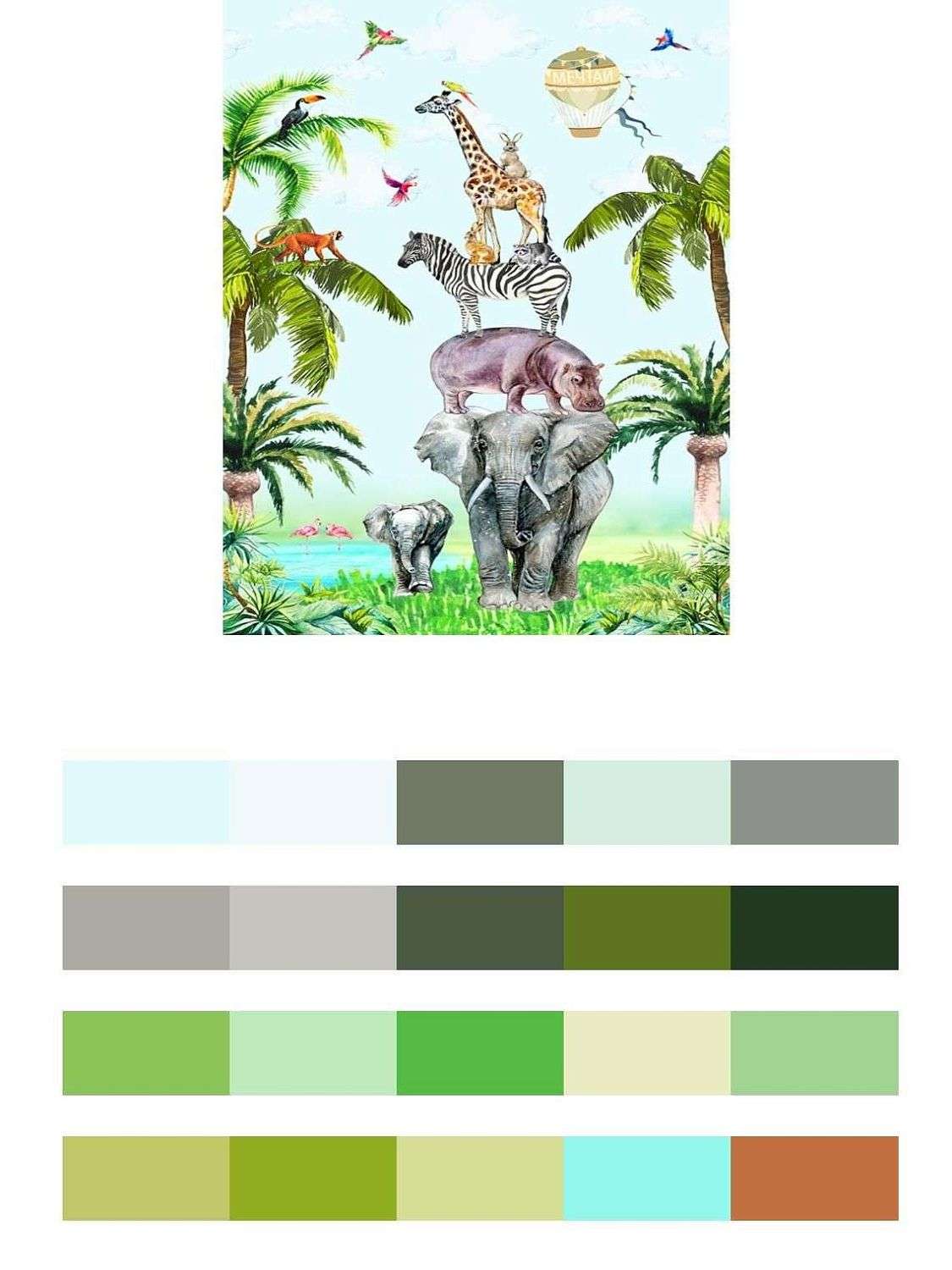 Пирамида из животных  12-927