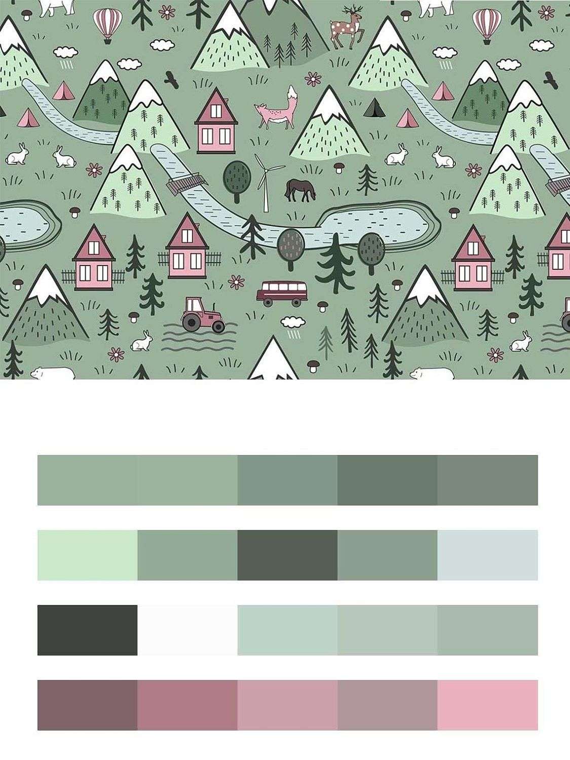 Домики зеленые  12-711