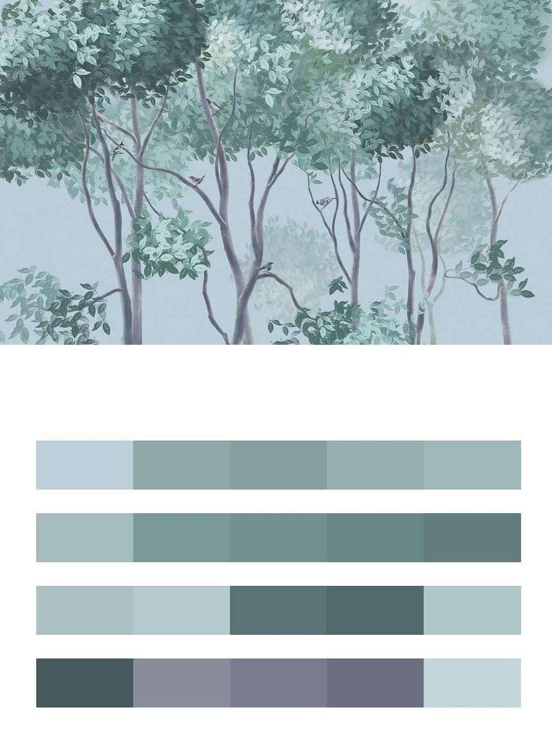 Деревья зеленые  13-234