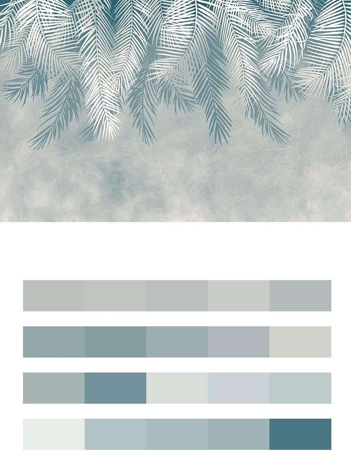 Листья тропические  9-1463