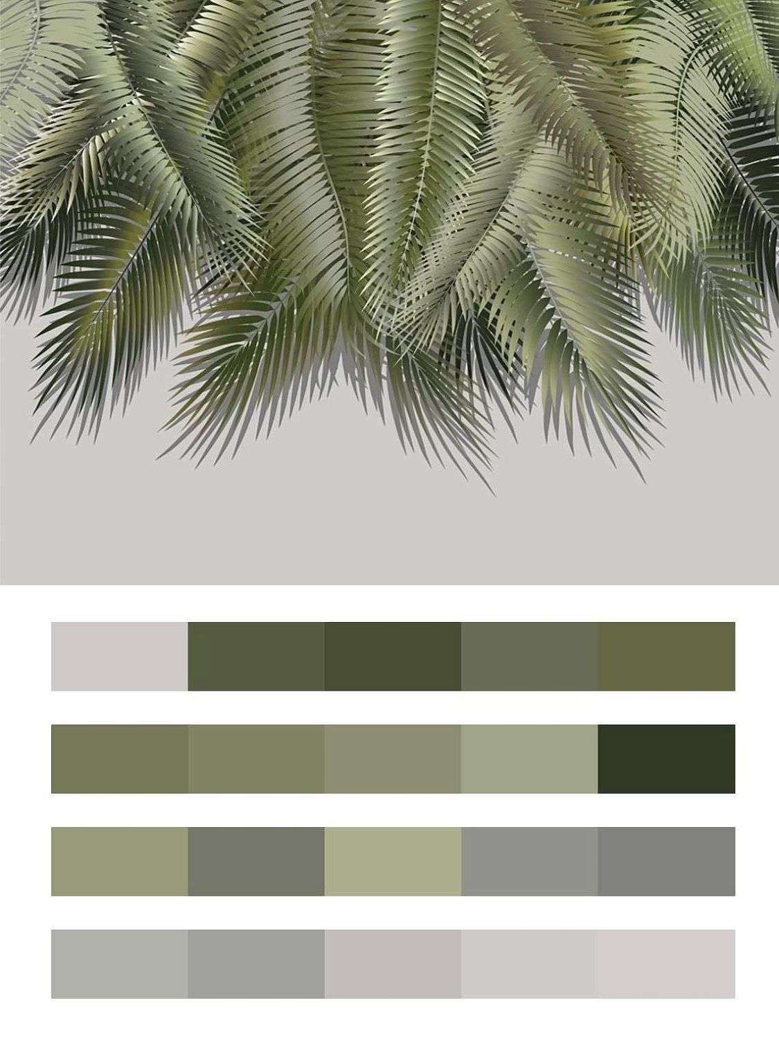 Темно-зеленые листья  14-504