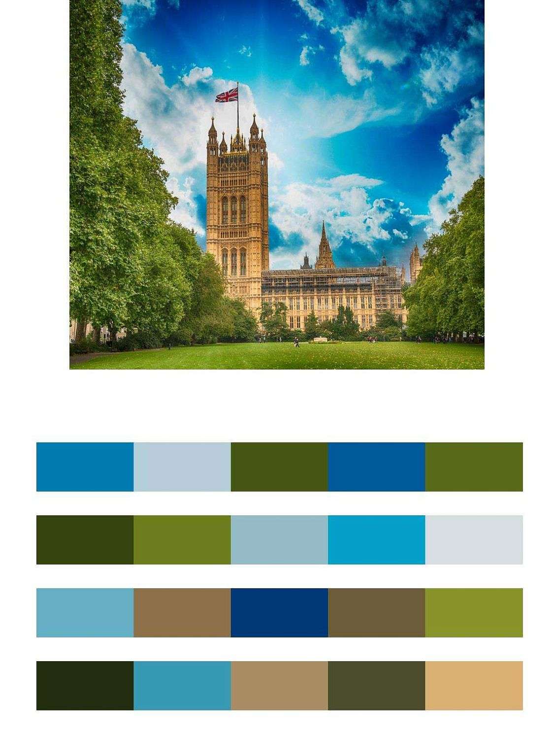 Лондон в зелени  9-491