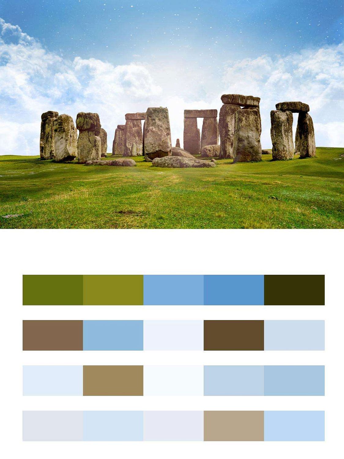 Англия стоунхендж на рассвете  9-612