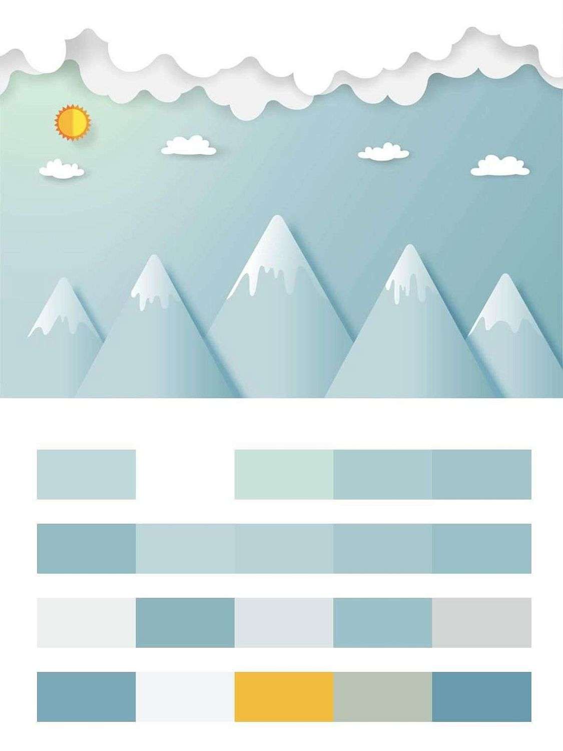 3д облака и горы  12-827