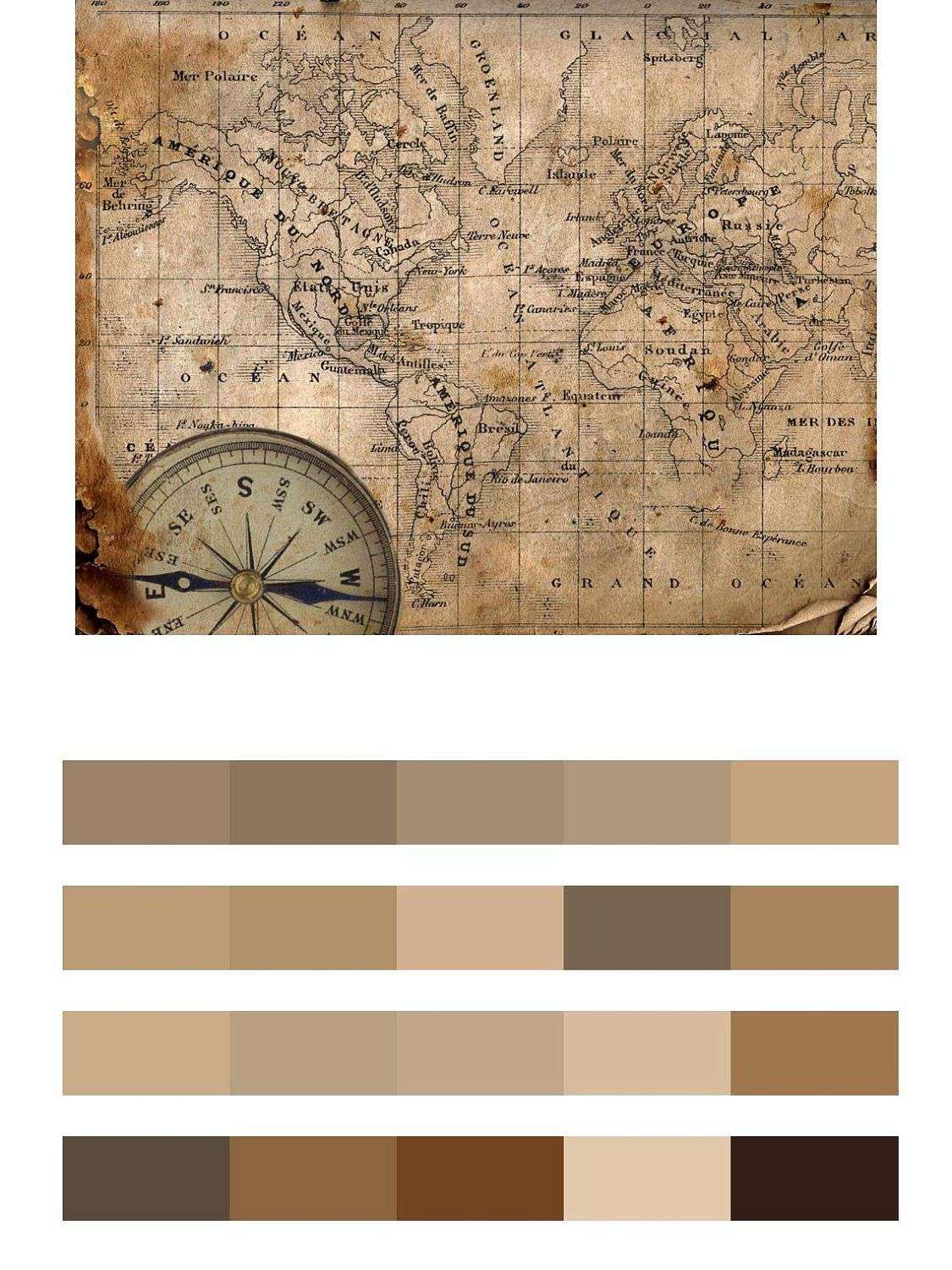 Карта в бежевом цвете  9-432