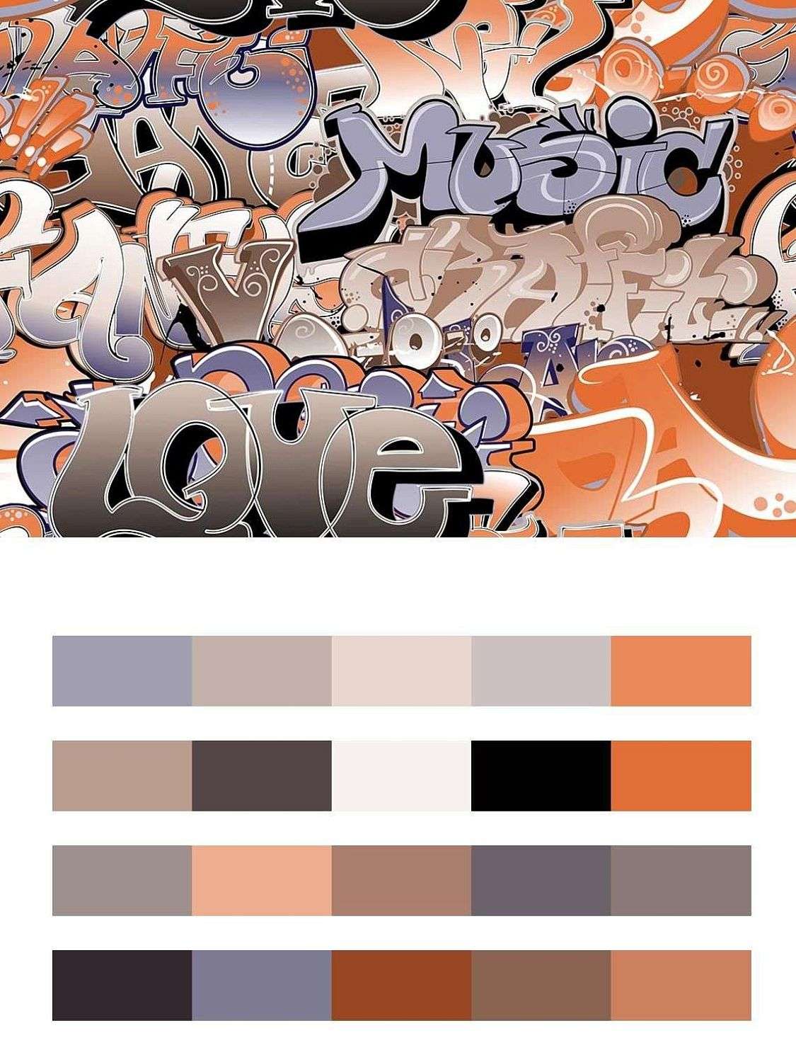 Современные граффити  12-1282