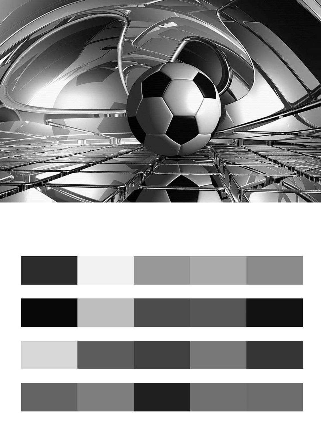 Футбольный мяч 3д  12-1481