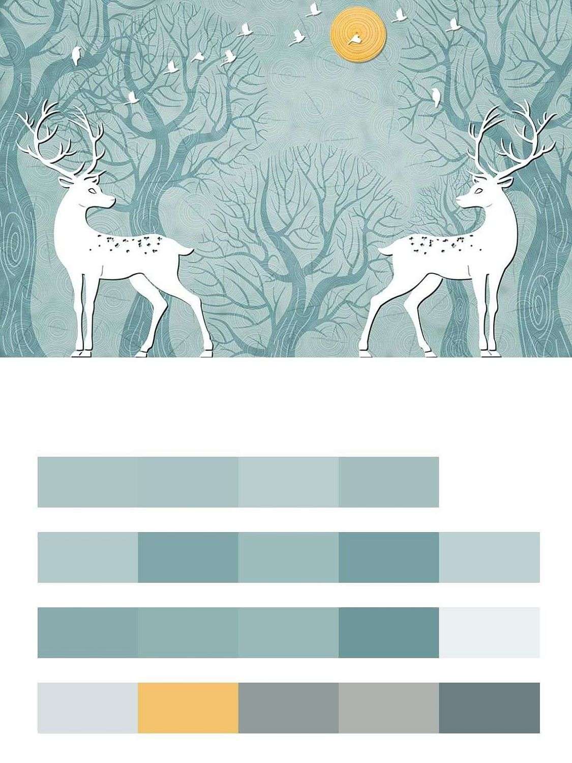 Сказочные олени  12-653