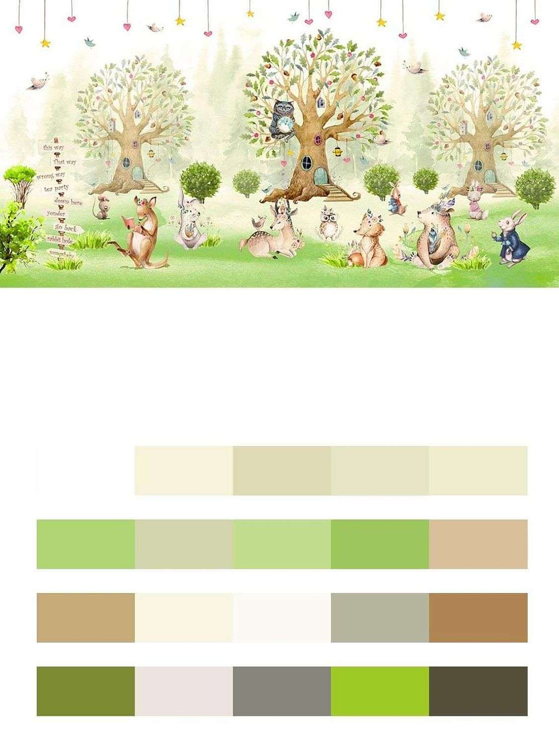 Зверюшки на опушке  14-461